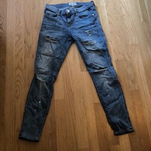 Current Elliott distressed jeans